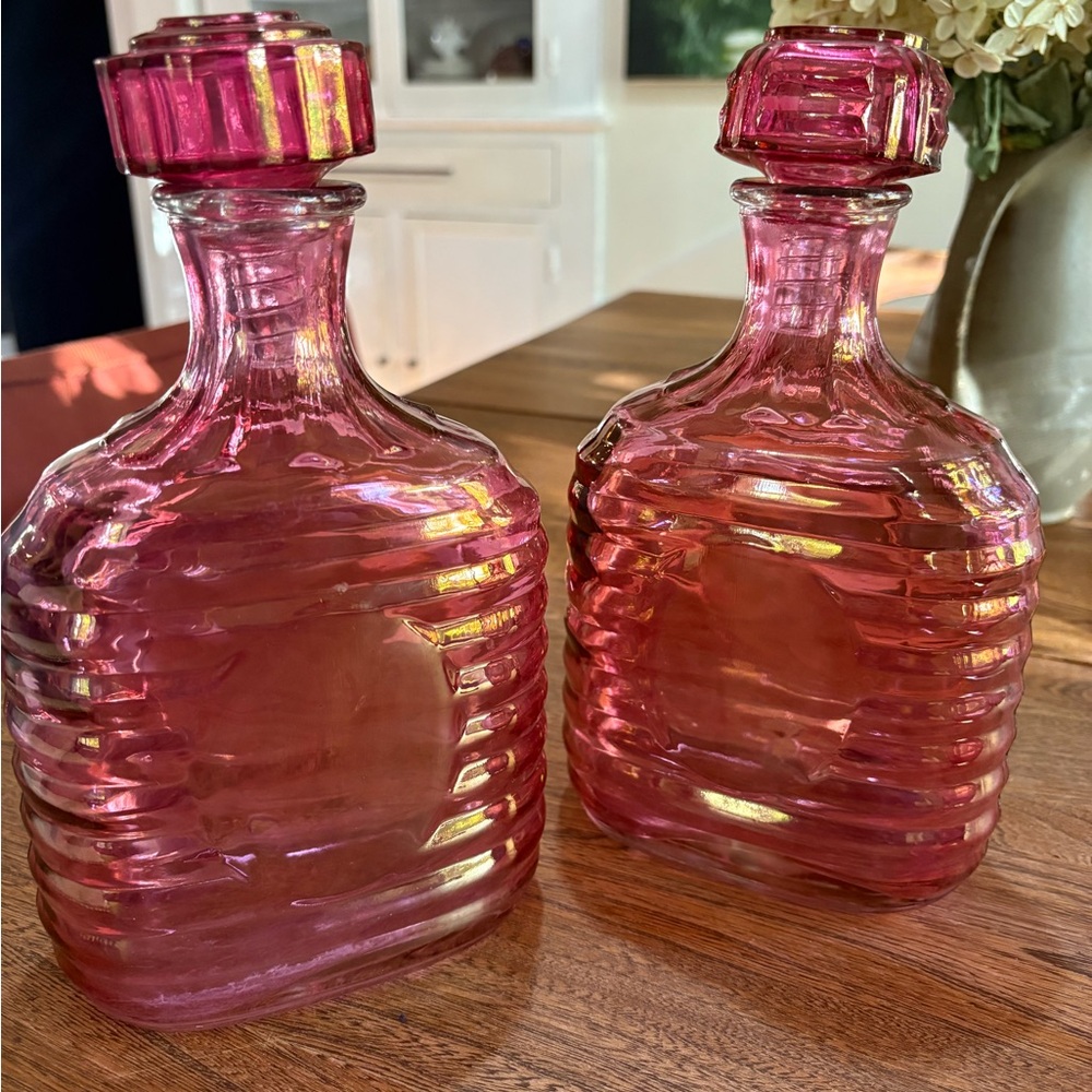 Cranberry Glass Decanters